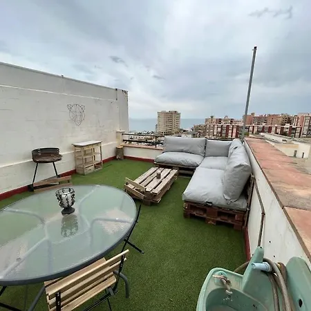 公寓 Atico Duplex Con Piscina Y Vista Al Mar *